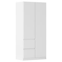 DREHTÜRENSCHRANK  in Weiß  - Weiß, Basics, Holzwerkstoff (91/197/54cm) - Rauch Möbel