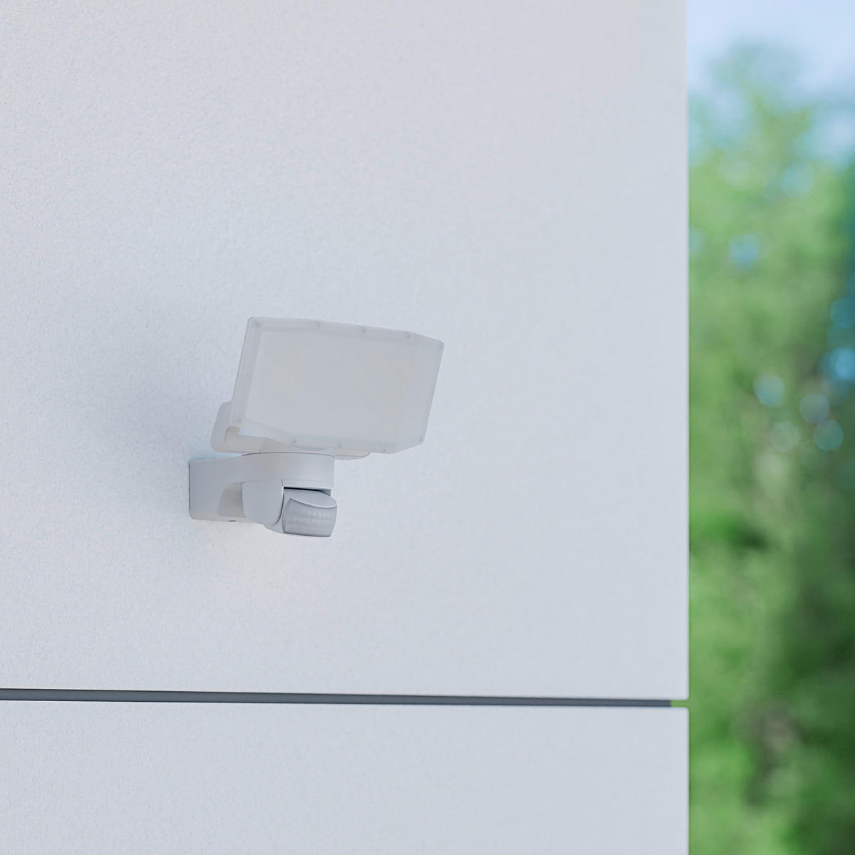 AUSSENLEUCHTE XLED Protect 19,5/18,7/19,5 cm  - Weiß, Trend, Kunststoff (19,5/18,7/19,5cm) - Steinel