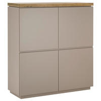HIGHBOARD Palamos  in 113/123/40 cm  - Naturfarben/Grau, Basics, Holz/Holzwerkstoff (113/123/40cm)