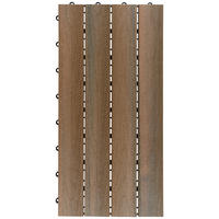 TERRASSENFLIESE - Eichefarben, Konventionell, Holzwerkstoff/Kunststoff (30/60/2,4cm) - Ambia Garden