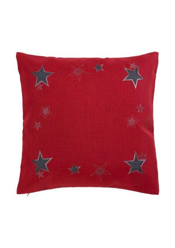 ZIERKISSEN  48/48 cm   - Rot, Basics, Textil (48/48cm) - X-Mas