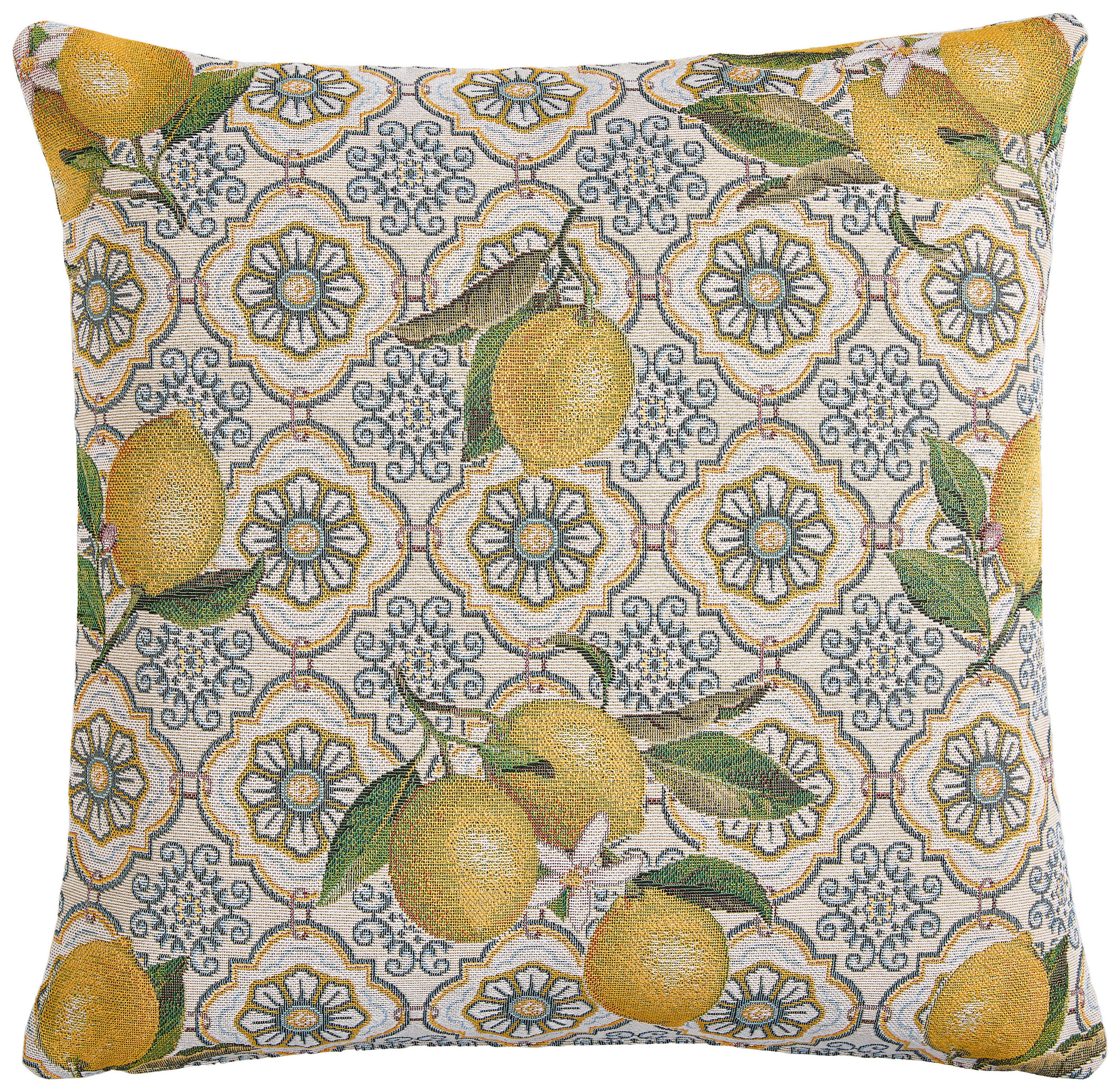 KISSENHÜLLE ZITRONE 45/45 cm  - Multicolor, KONVENTIONELL, Textil (45/45cm) - Esposa