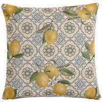 KISSENHÜLLE ZITRONE 45/45 cm  - Multicolor, KONVENTIONELL, Textil (45/45cm) - Esposa