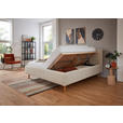 POLSTERBETT 160/200 cm  in Beige  - Eichefarben/Birkefarben, Design, Holz/Textil (160/200cm) - Xora