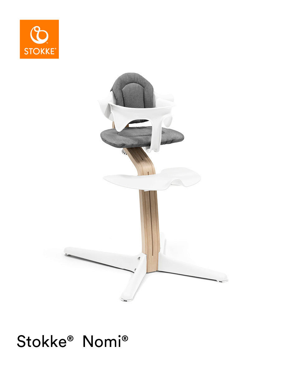 HOCHSTUHL Nomi Weiß, Naturfarben  - Weiß/Naturfarben, Basics, Holz (52/83,50/59cm) - Stokke