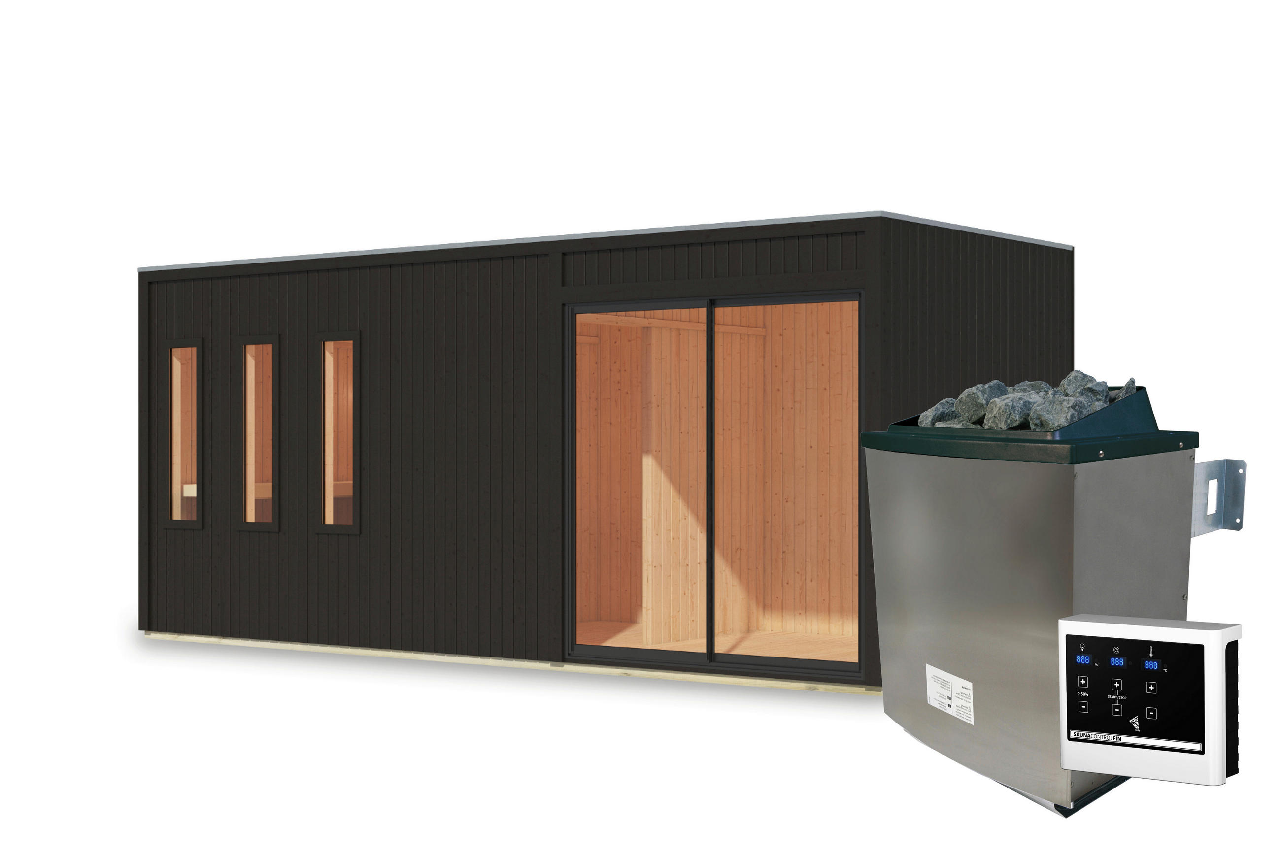 Saunahaus Noirva 216/244/573 cm