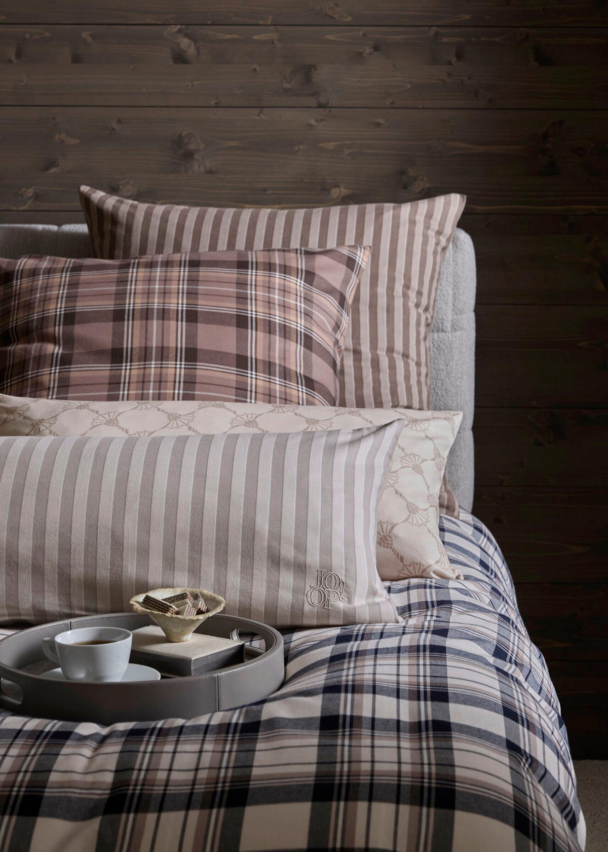 KOPFKISSENBEZUG Soft Lines 80/40 cm  - Creme, Basics, Textil (80/40cm) - Joop!