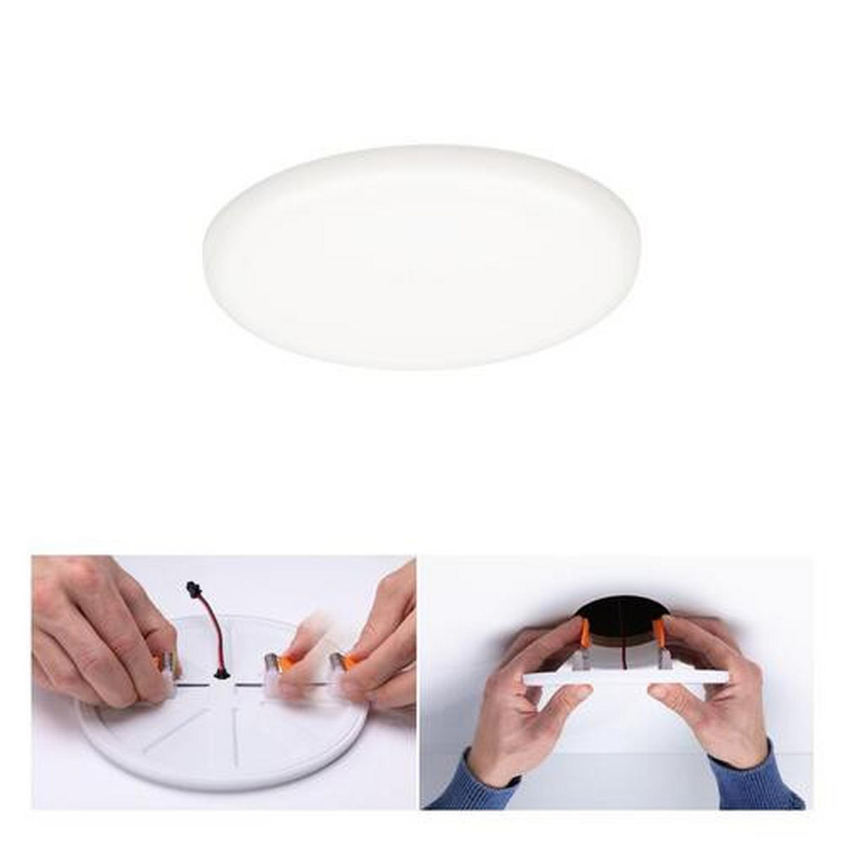 LED-BADEZIMMER-EINBAULEUCHTE 12,5 cm  - Weiß, LIFESTYLE, Kunststoff (12,5cm) - Paulmann