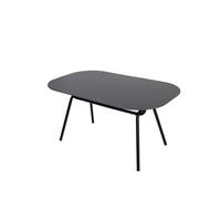 ESSTISCH rechteckig Schwarz  - Schwarz, Design, Stein/Metall (150/90/75cm) - Livetastic
