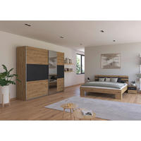 SCHLAFZIMMER Grau, Eiche Artisan  - Eiche Artisan/Grau, KONVENTIONELL, Holzwerkstoff