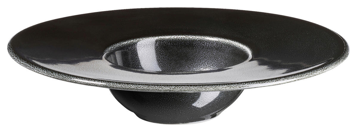TELLERSET Angry 4-teilig  - Schwarz, Trend, Keramik (19cm) - Mäser