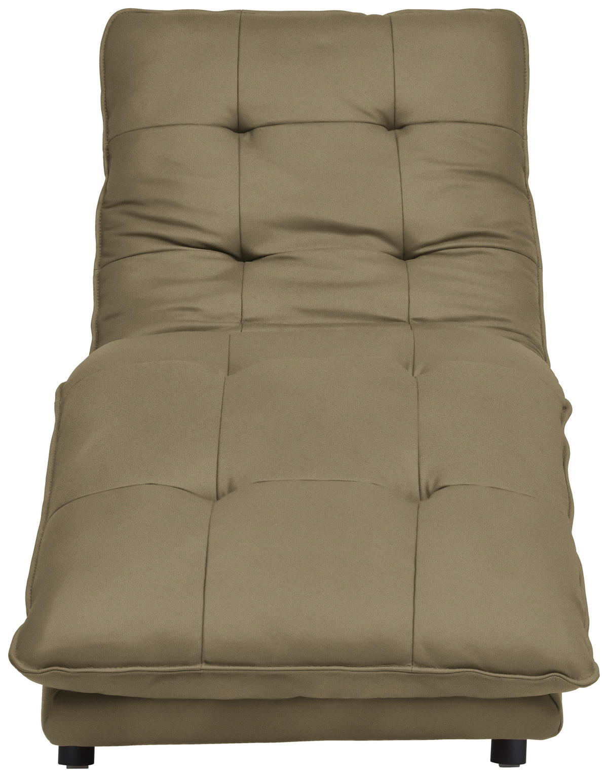 LEŽALNIK,  olivno zelena  usnje - črna/olivno zelena , Design, kovina/usnje (75/91/170cm) - Chilliano