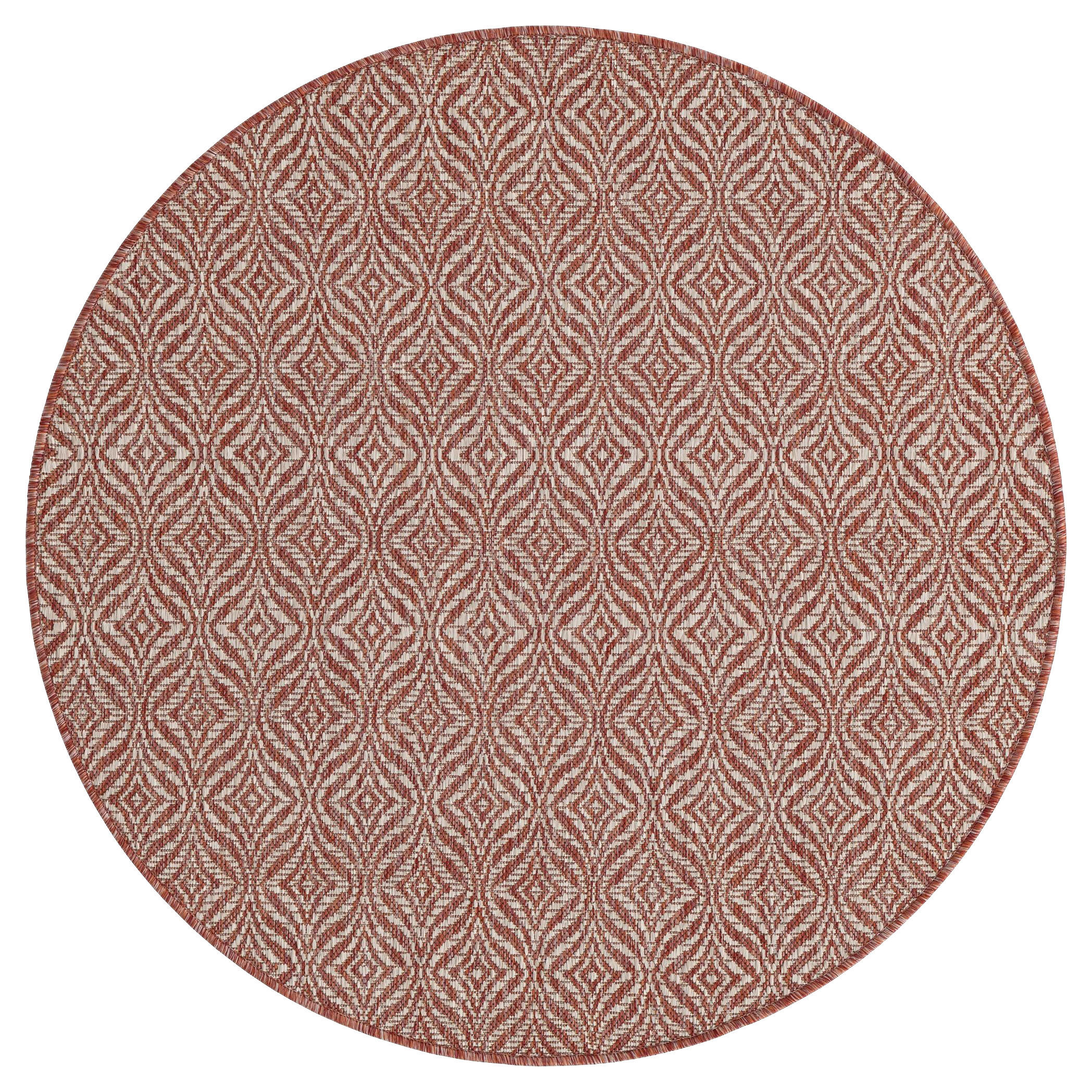 WEBTEPPICH   Rostfarben   - Rostfarben, Basics, Textil (120cm)