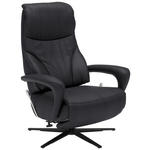 RELAXSESSEL in Leder Anthrazit  - Anthrazit/Schwarz, Design, Leder/Metall (75/106/88cm) - Dieter Knoll