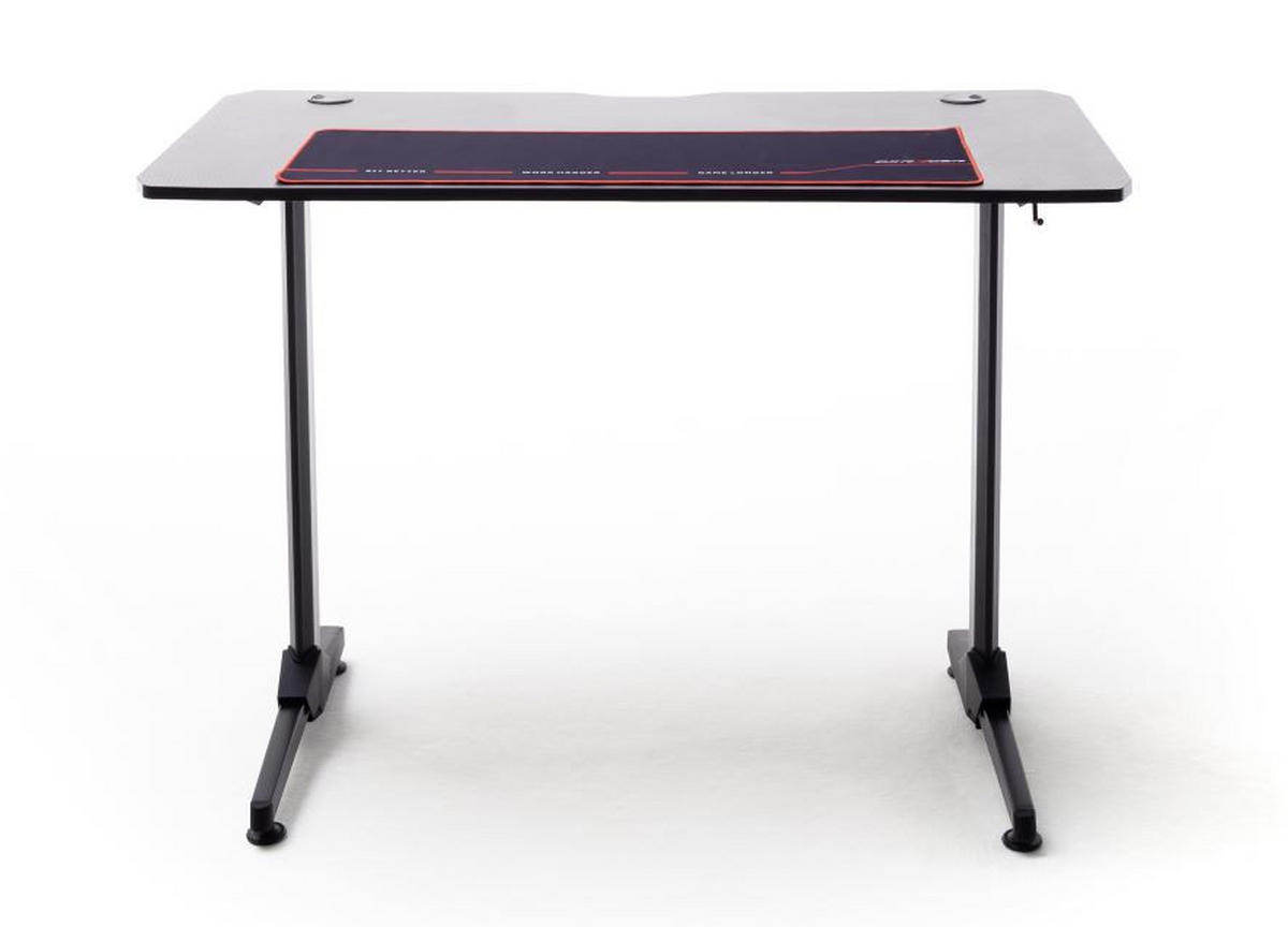 GEJMERSKI STO  crna   - crna, Dizajnerski, metal/pločasti materijal (110/75/60cm) - Dxracer
