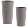 ÜBERTOPF-SET  2-teilig  - Grau, Basics, Kunststoff - Siena Garden
