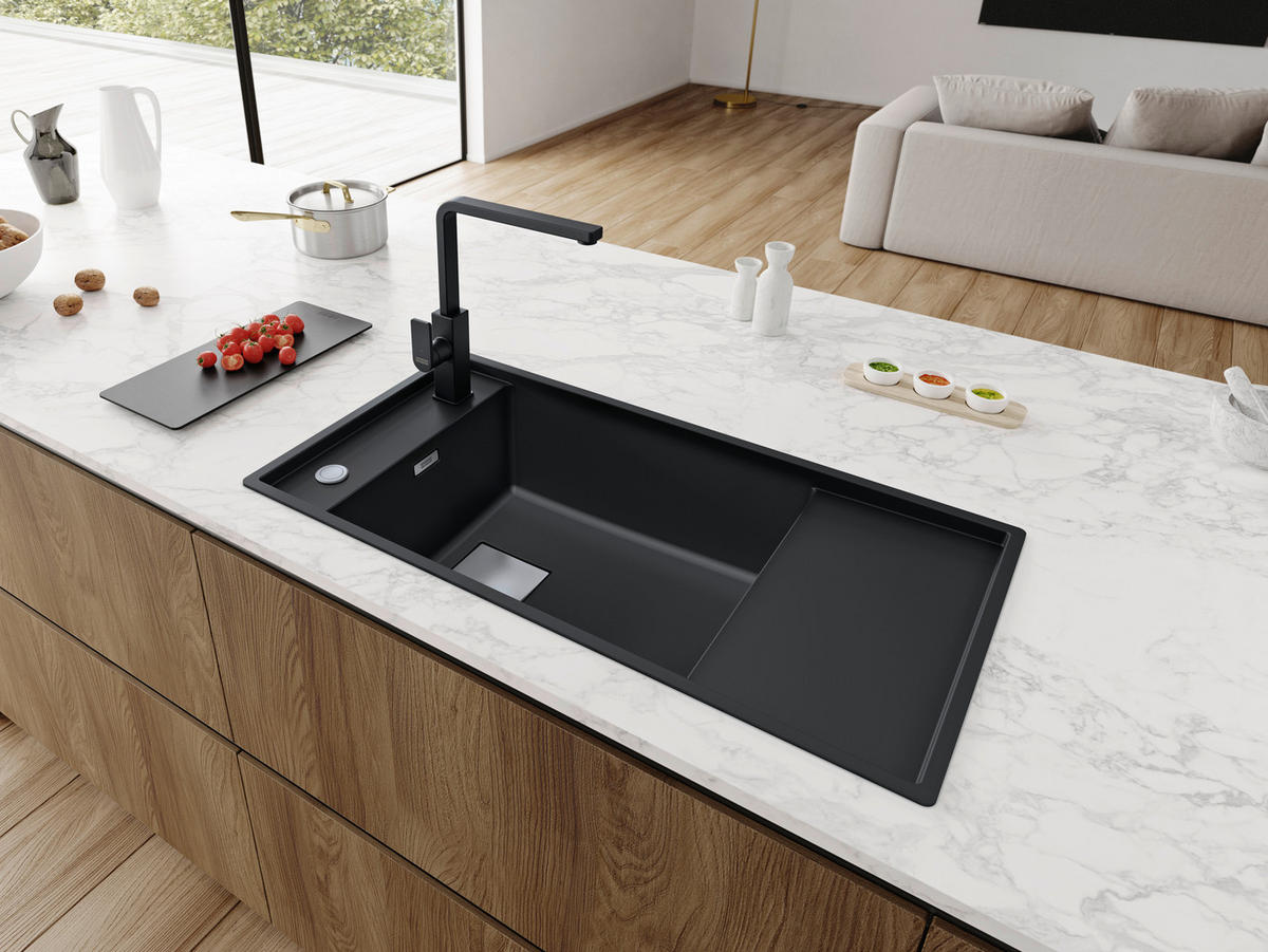 EINBAUABFALLSAMMLER 2 x 18 l  Metall, Kunststoff  - Edelstahlfarben/Grau, Basics, Kunststoff/Metall (56,0-56,8/36,0/39,9cm) - Franke