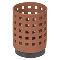 TISCHLEUCHTE 14.5/20.3 cm   - Braun, Basics, Stein/Metall (14.5/20.3cm) - Osram