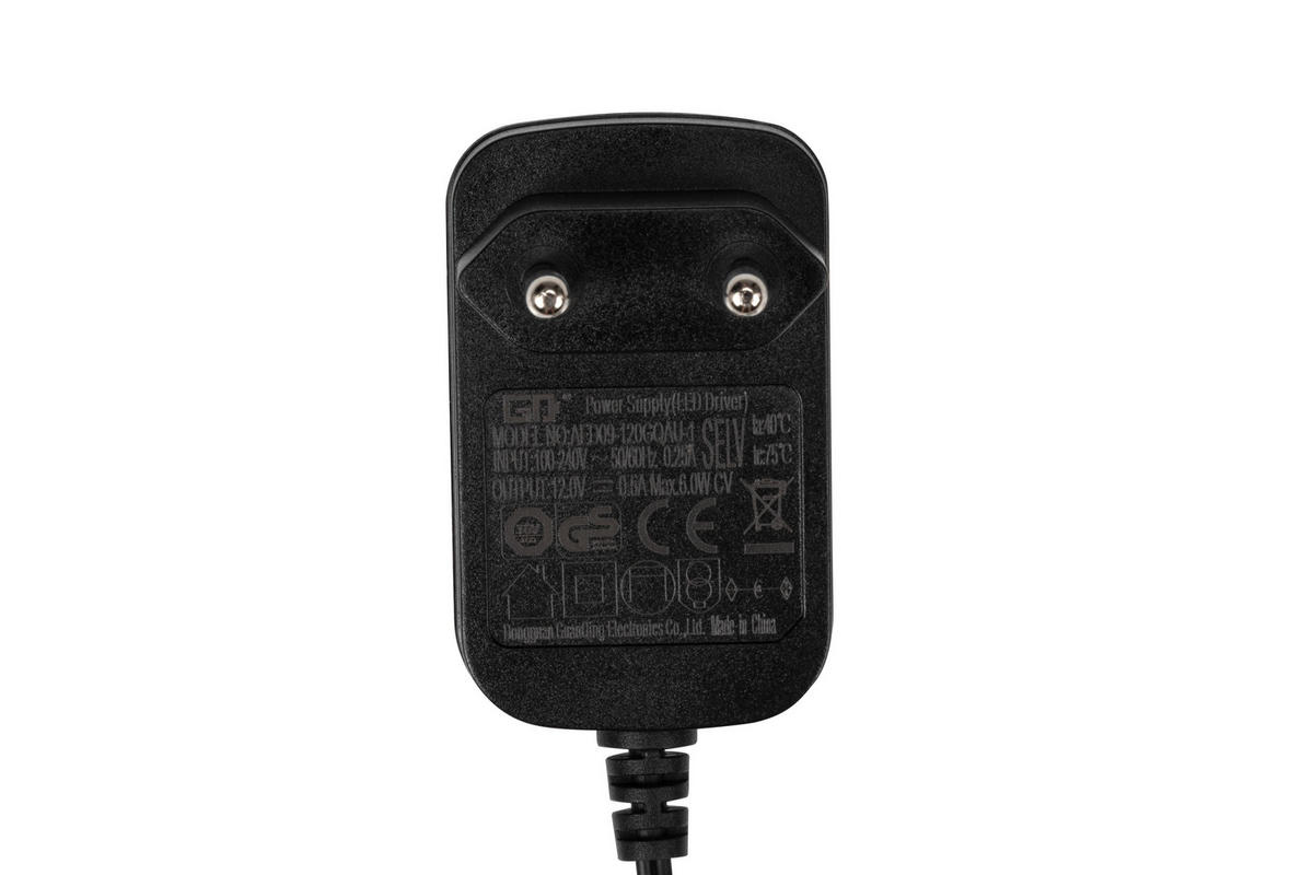 LED-DEKORATIONSLAMPA 15/22,5 cm   - svart, Trend, glas/plast (15/22,5cm) - Novel