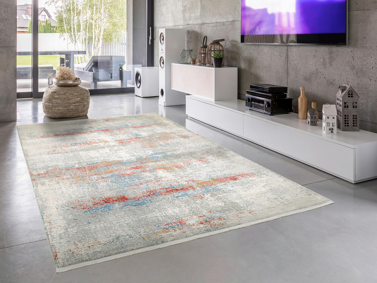 VINTAGE-TEPPICH 80/150 cm Spotlight Libertas Multicolor rechteckig  - Multicolor, Design, Textil (80/150cm) - Dieter Knoll