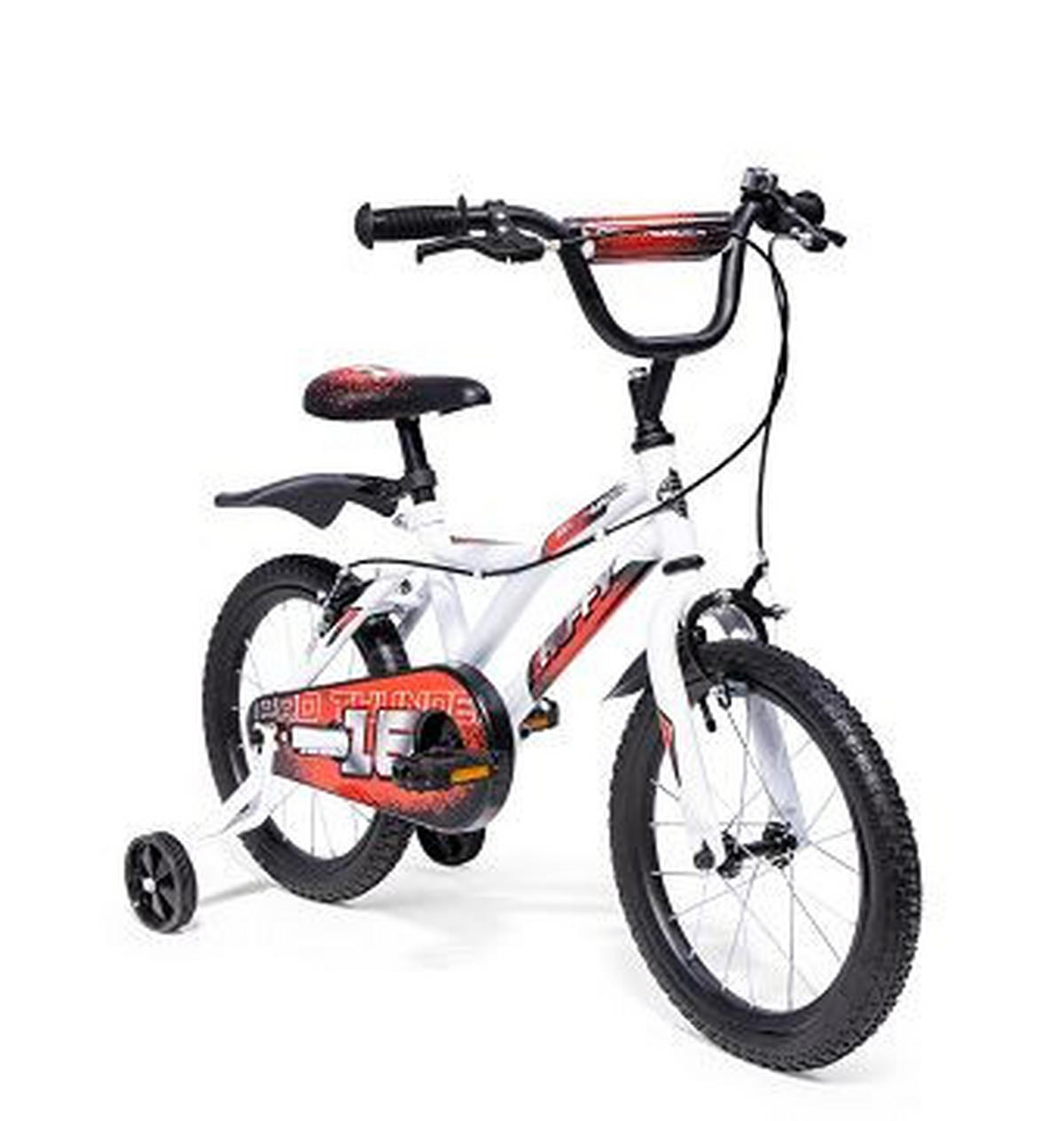 KINDERFAHRRAD 16 Zoll  - Orange/Weiß, Basics, Metall (46,5/54/75cm)