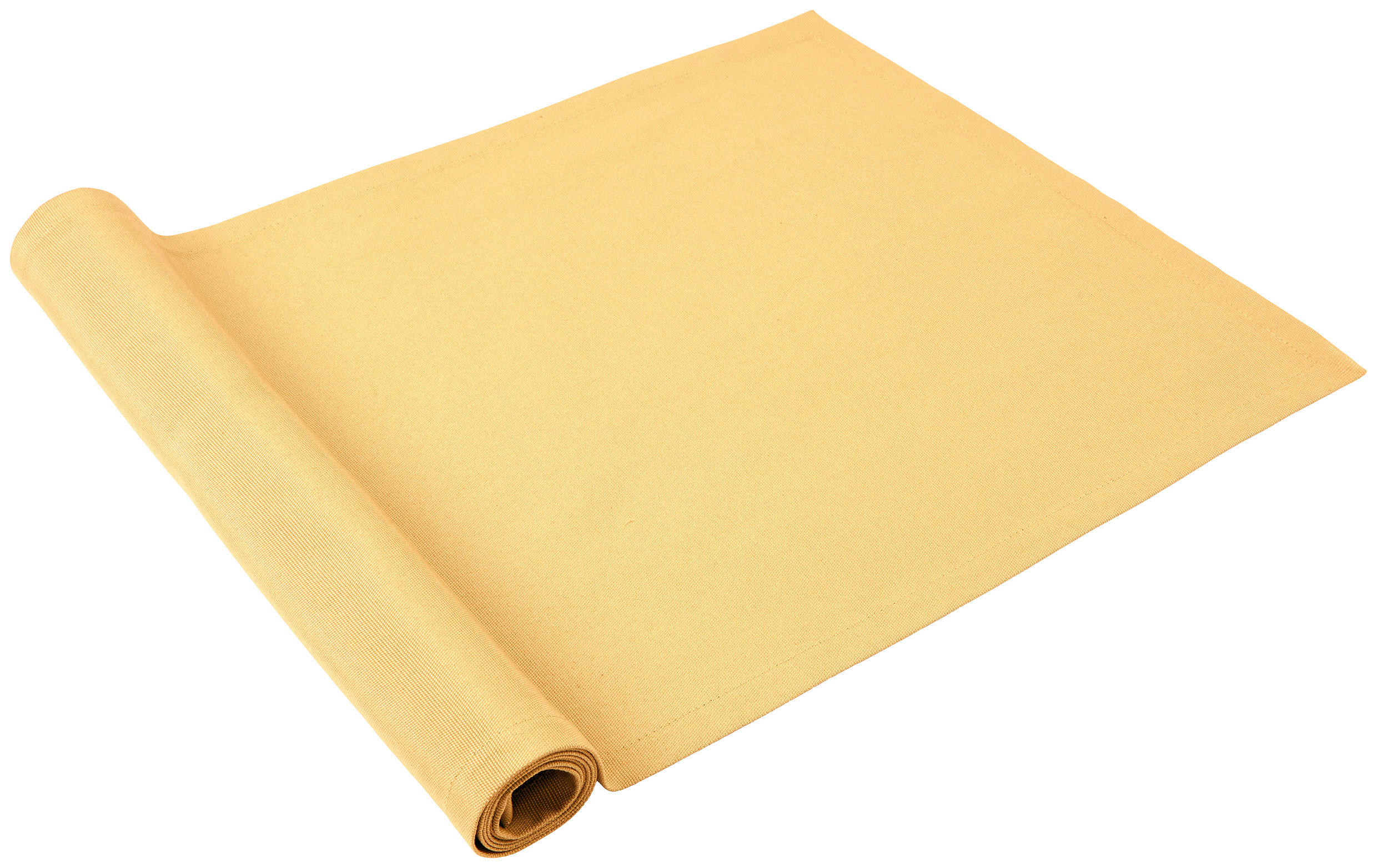 TISCHLÄUFER Home Textil Flachgewebe Gelb 45/150 cm  - Gelb, Basics, Textil (45/150cm) - Novel
