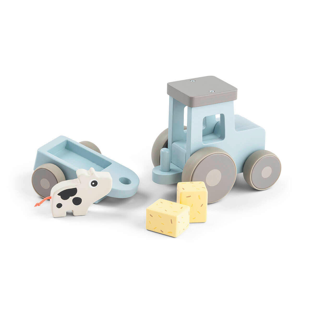 TRAKTOR  - Pastellblau, Basics, Holz/Holzwerkstoff (24,5/9,0/12,0cm) - done by deer