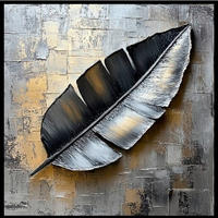 METALLBILD Pflanzen  - Multicolor, Basics, Metall (30/30/2cm) - Euroart