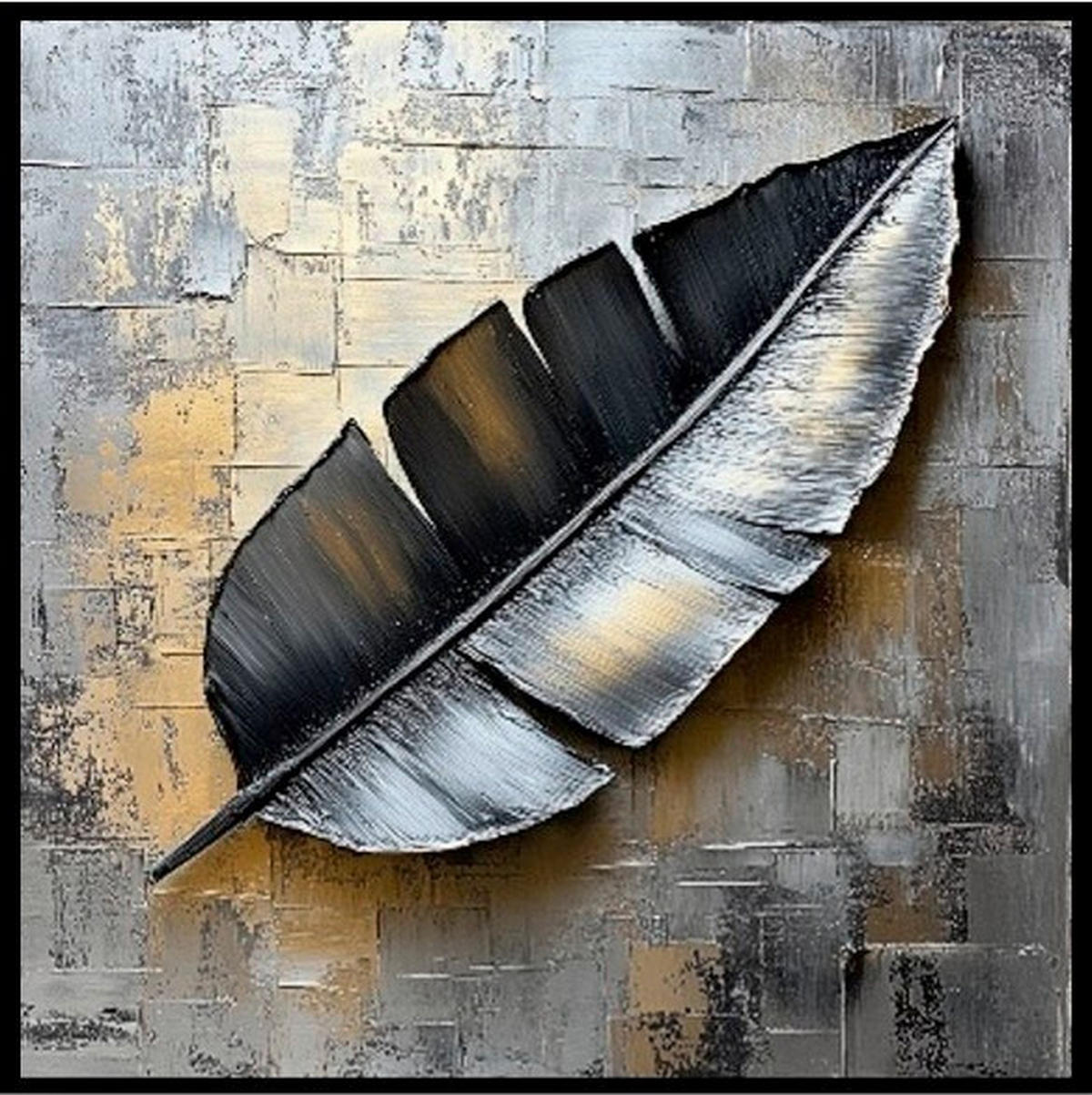 METALLBILD Pflanzen  - Multicolor, Basics, Metall (30/30/2cm) - Euroart