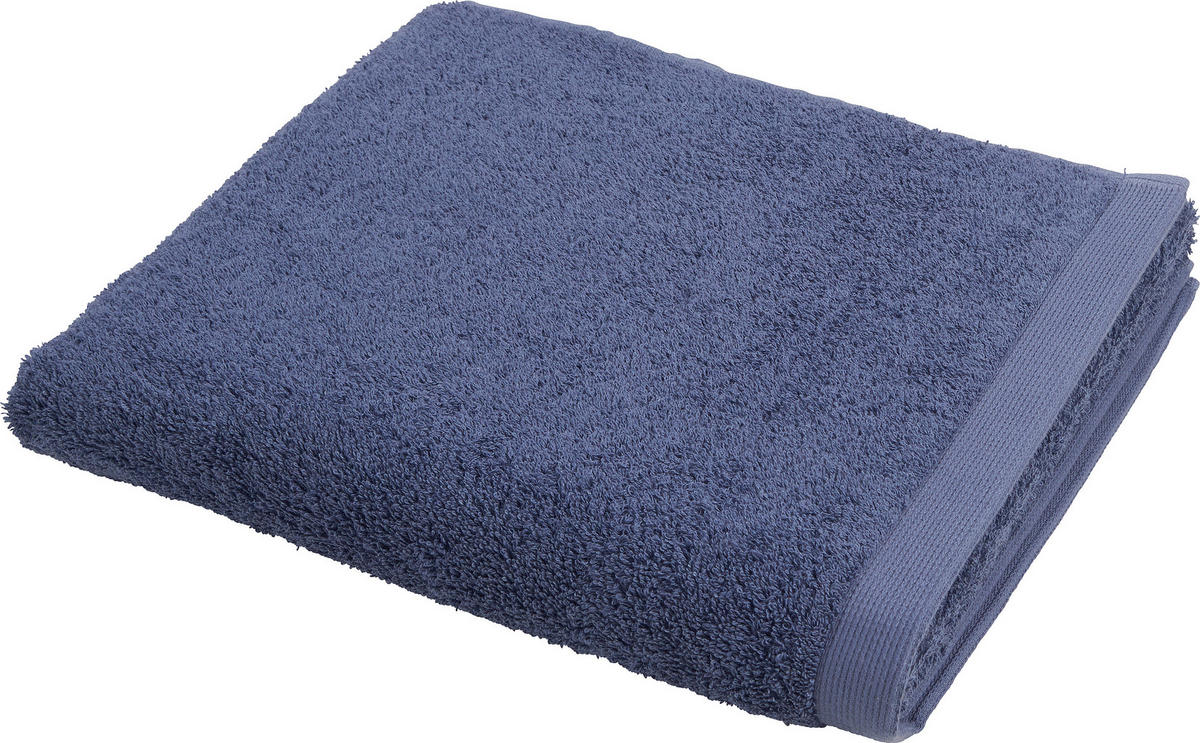 DUSCHTUCH High Line 67/140 cm  - Blau, Basics, Textil (67/140cm) - Vossen