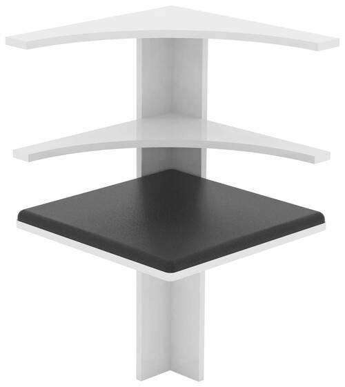 Eckbankelement Weiß - Weiß, MODERN (43/78/43cm) - MID.YOU
