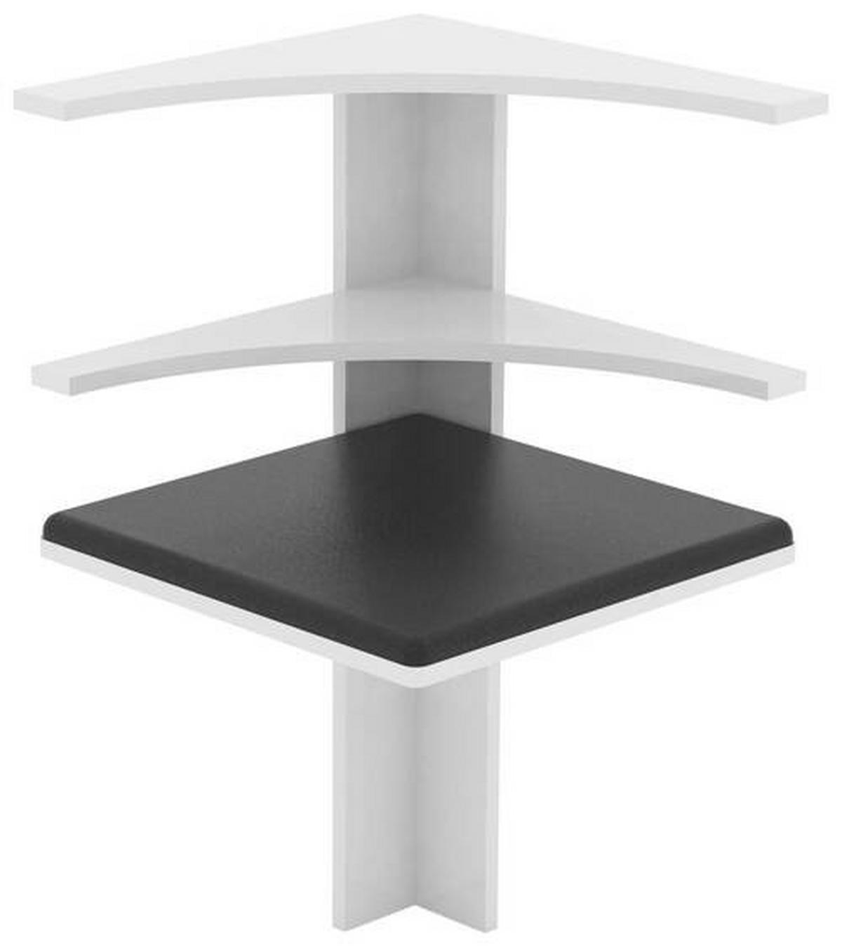 Eckbankelement Weiß   - Weiß, MODERN (43/78/43cm) - MID.YOU