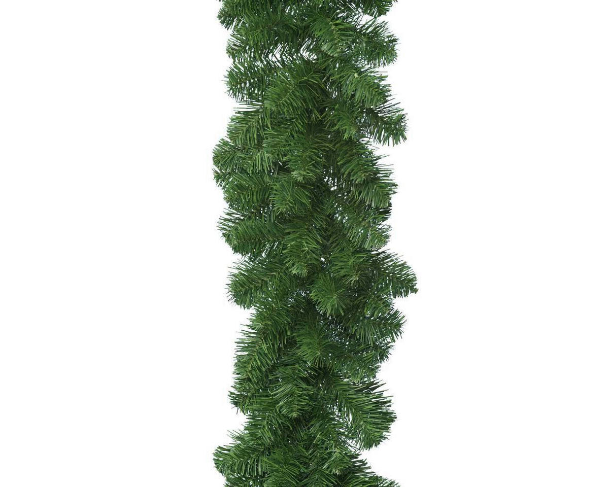 GIRLANDA - zelena, Osnovno, plastika (270cm) - X-Mas