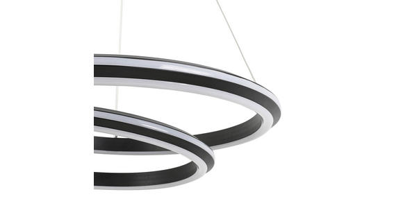 LED-HÄNGELEUCHTE 60/120 cm - Schwarz, Basics, Kunststoff/Metall (60/120cm) - Novel