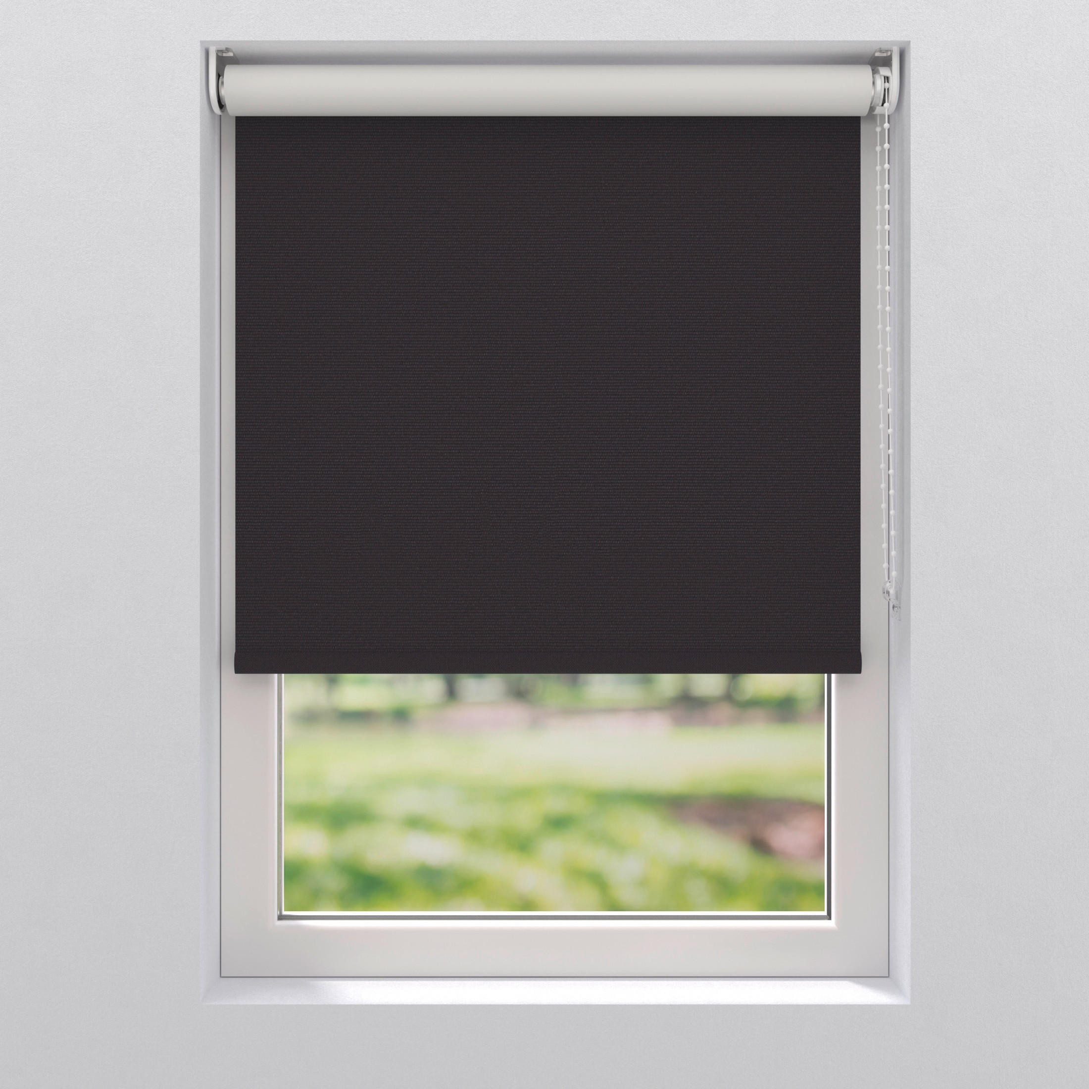 VERDUNKELUNGSROLLO 40/190 cm  - Schwarz, Design, Textil (40/190cm)