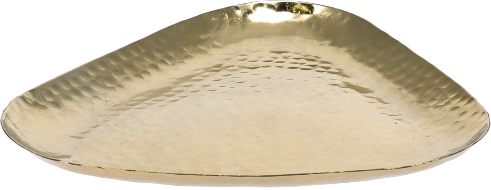 BRICKA    16 cm  - guldfärgad, Design, metall (16cm)