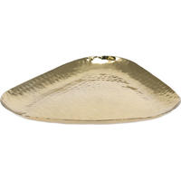 BRICKA    16 cm  - guldfärgad, Design, metall (16cm)