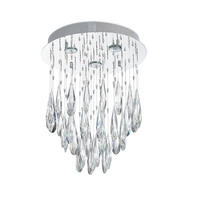 PLAFONIERĂ - culoare crom, Basics, metal (48,5/40/40cm)