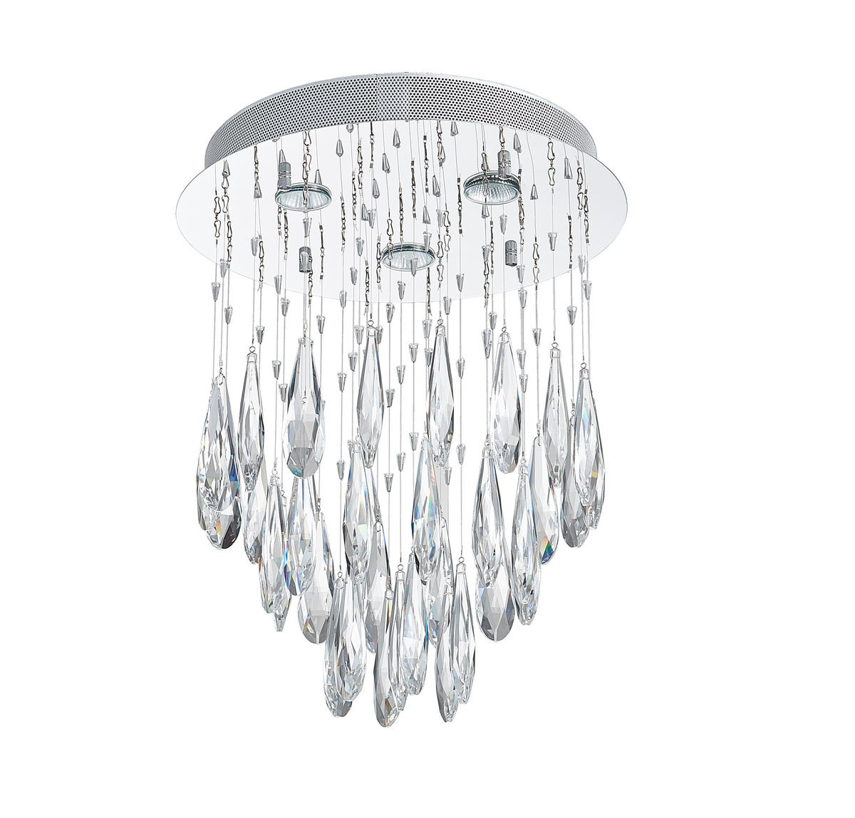 PLAFONIERĂ - culoare crom, Basics, metal (48,5/40/40cm)
