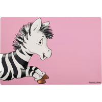 TISCHSET Happy Zoo Kunststoff Rosa, Schwarz, Weiß  - Schwarz/Rosa, KONVENTIONELL, Kunststoff (45/30/0,1cm) - Ritzenhoff Breker