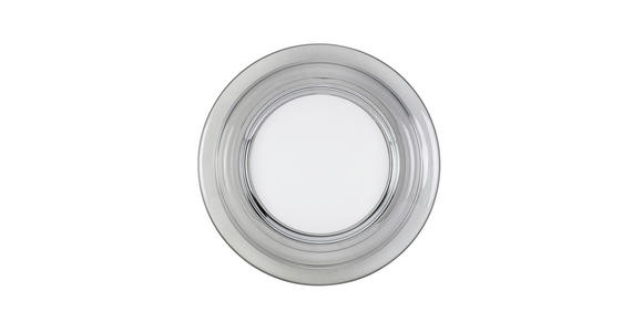 LED-DECKENLEUCHTE 35/6 cm   - Chromfarben/Transparent, Design, Kunststoff/Metall (35/6cm) - Novel