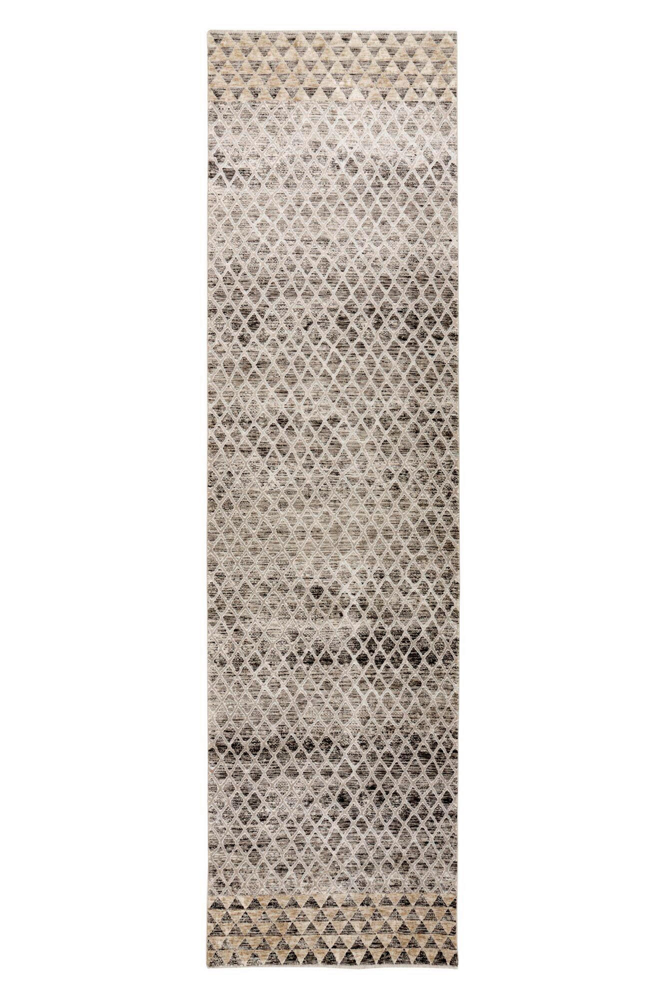 FLACHWEBETEPPICH 80/300 cm Grau rechteckig  - Grau, Basics, Textil (80/300cm) - Kayoom