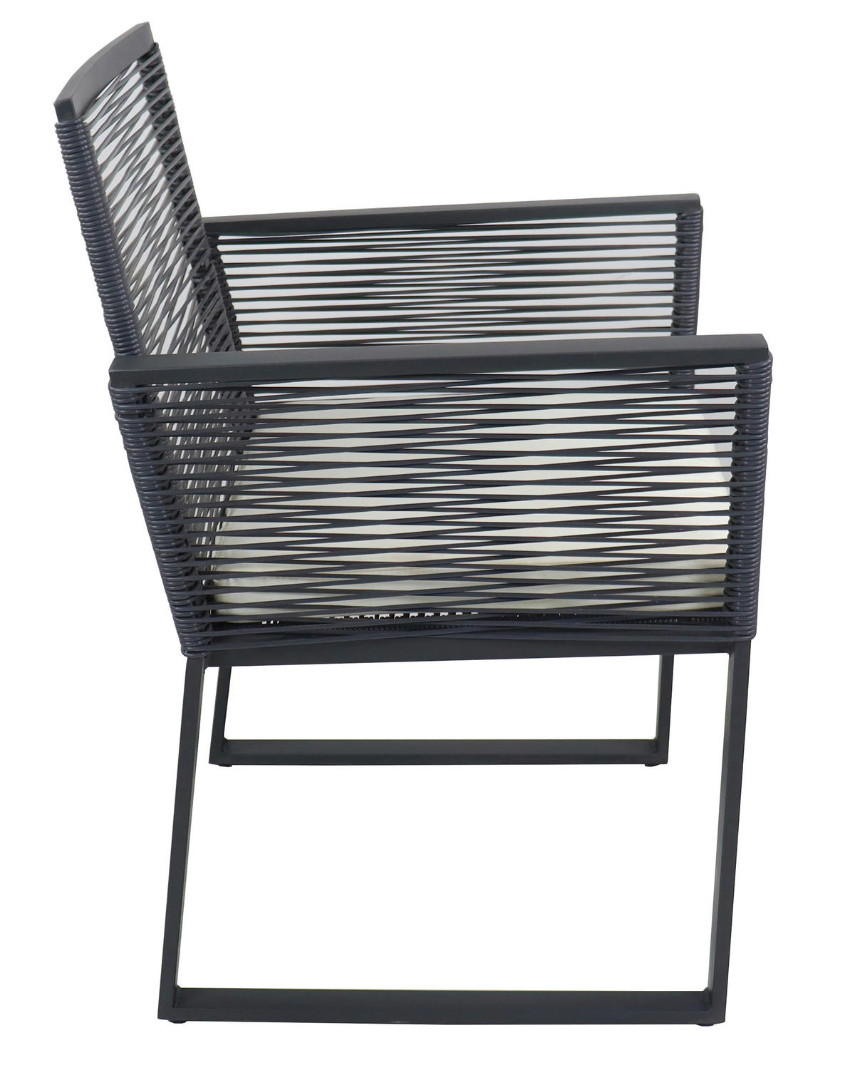 GARTENSET  - Schwarz, MODERN, Glas/Kunststoff - MID.YOU