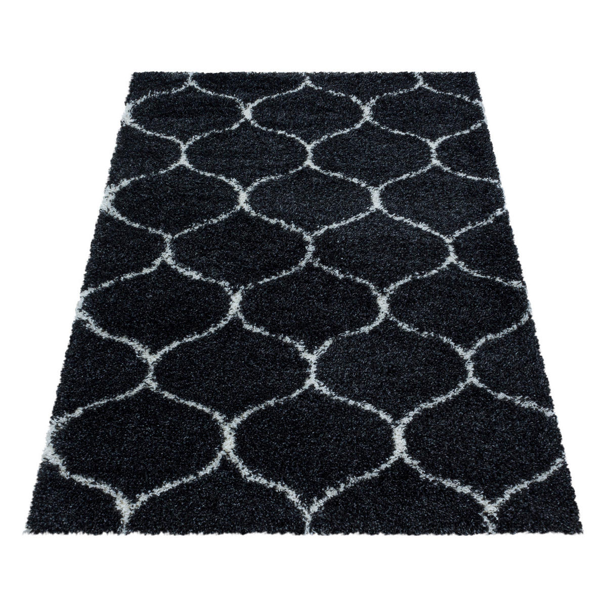 HOCHFLORTEPPICH 140/200 cm Salsa 3201 Anthrazit Anthrazit  - Anthrazit, Design, Textil (140/200cm)