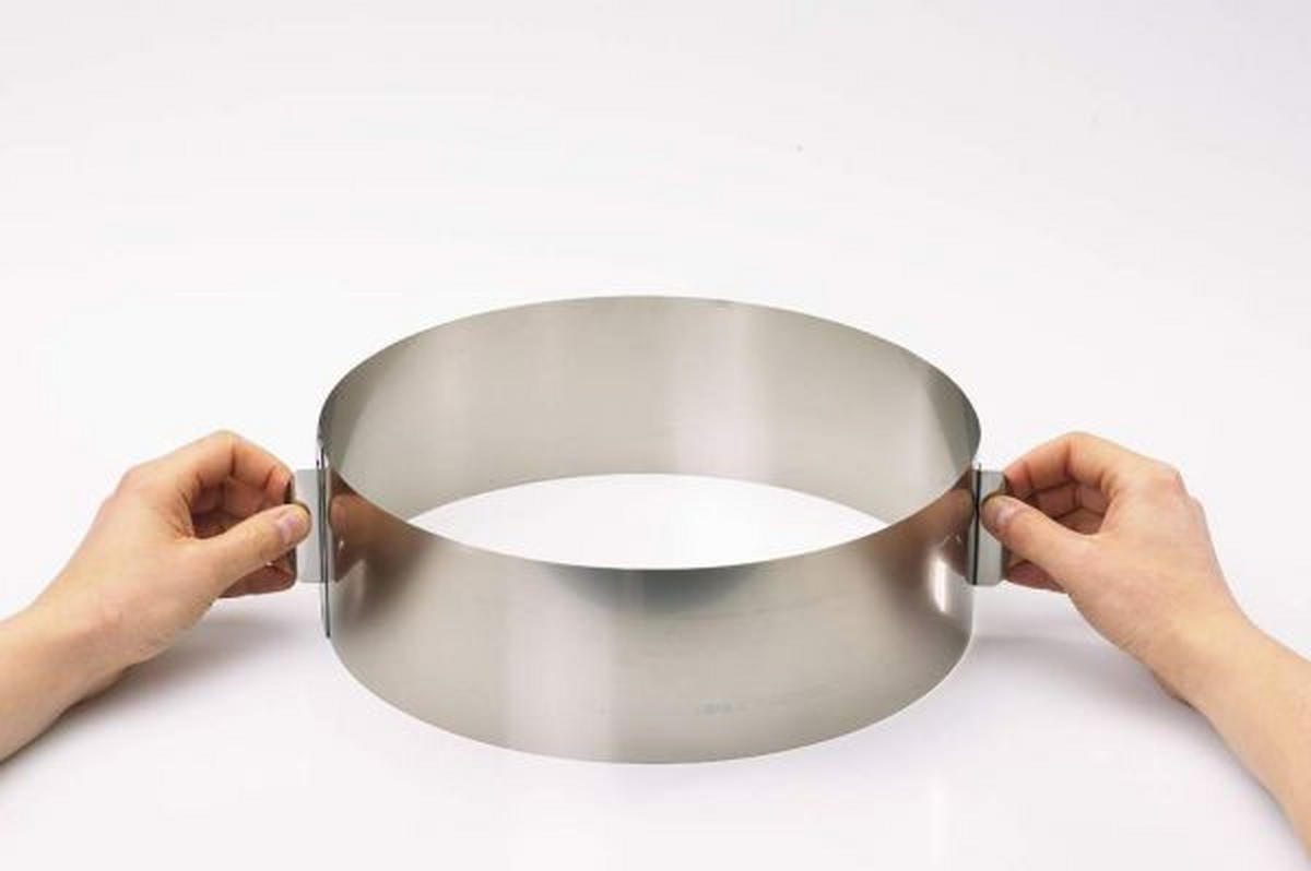 TORTENRING - Edelstahlfarben, Basics, Metall (30/8,5cm) - Gefu