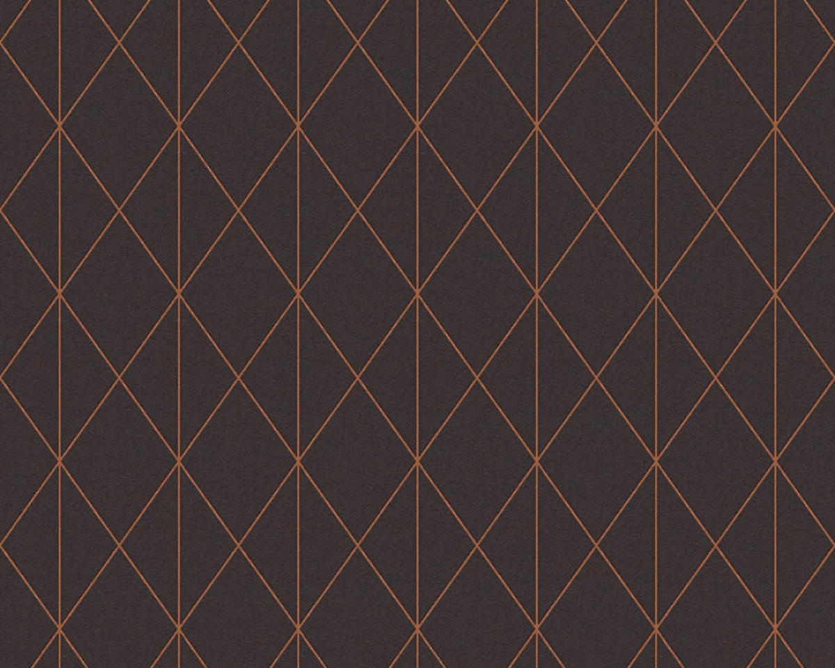 TAPETA  tamno smeđa, bakrenaste boje  - tamno smeđa/bakrenaste boje, Lifestyle, papir (53*1000cm)