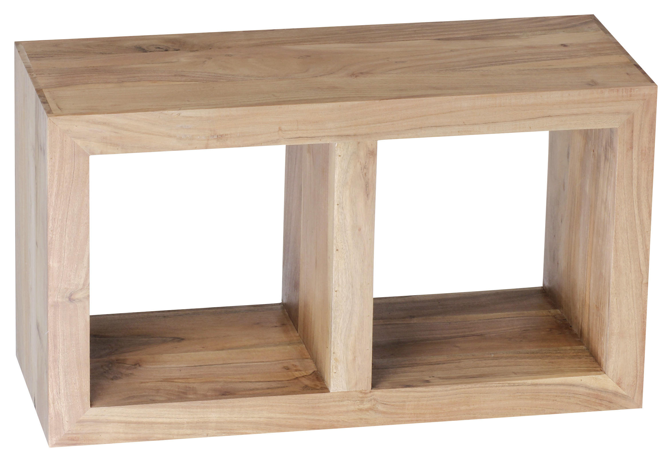 REGAL Akazie massiv Akaziefarben  - Akaziefarben, MODERN, Holz (50/88/35cm) - MID.YOU