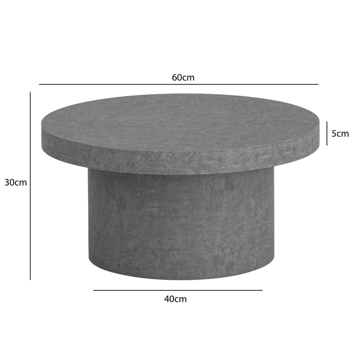 COUCHTISCH in Holzwerkstoff 60/60/30 cm  - Grau, Design, Holzwerkstoff (60/60/30cm) - Livetastic