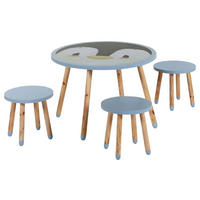 KINDERSITZGRUPPE Anouk Hellblau  - Hellblau, KONVENTIONELL, Holz/Holzwerkstoff