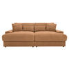 BIGSOFA in Cord Rostfarben  - Rostfarben/Schwarz, Modern, Kunststoff/Textil (230/85/190cm) - Carryhome